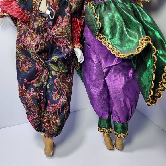 2x Porcelain Music Dolls 16.5" wind up musical dolls - Picture 7 of 7